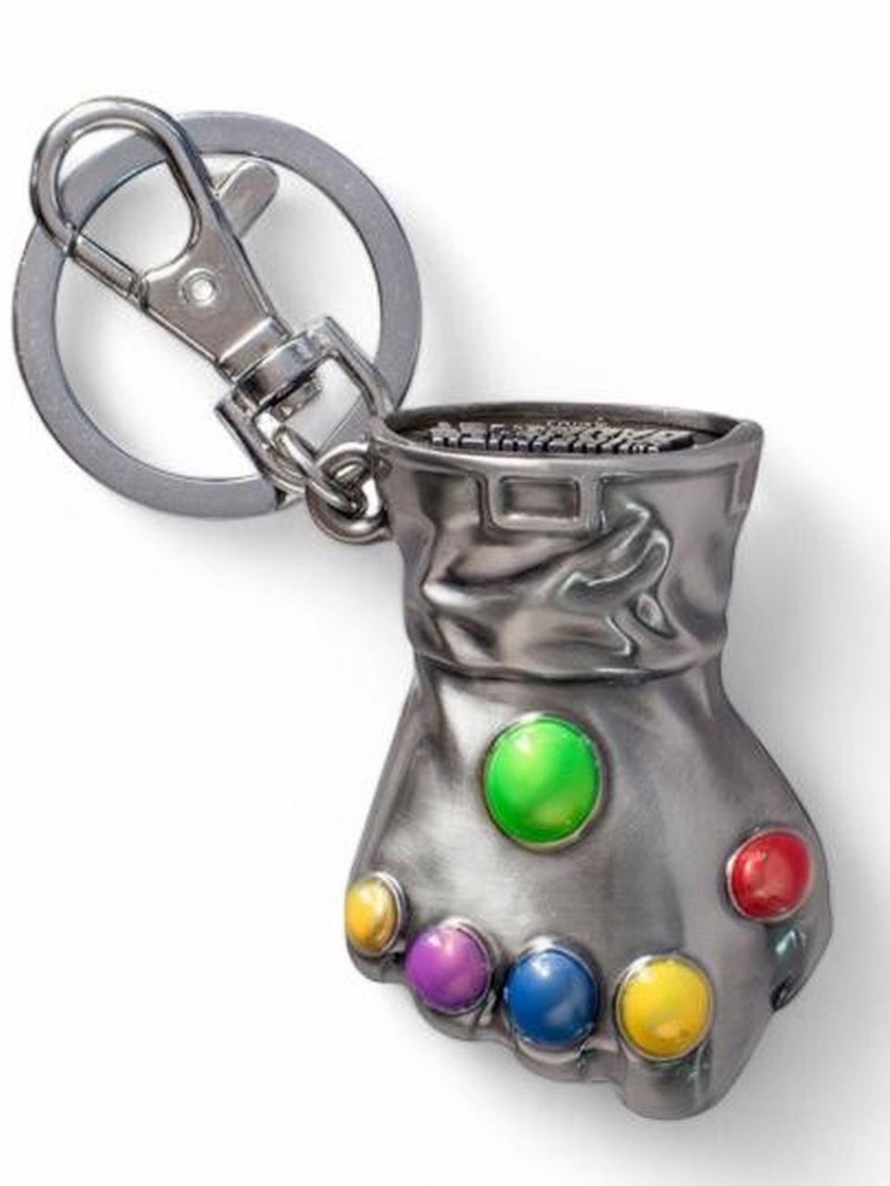 Metallic Avengers Infinity Gauntlet Keychain - Multicolor